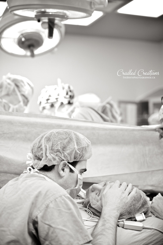c section birth photography